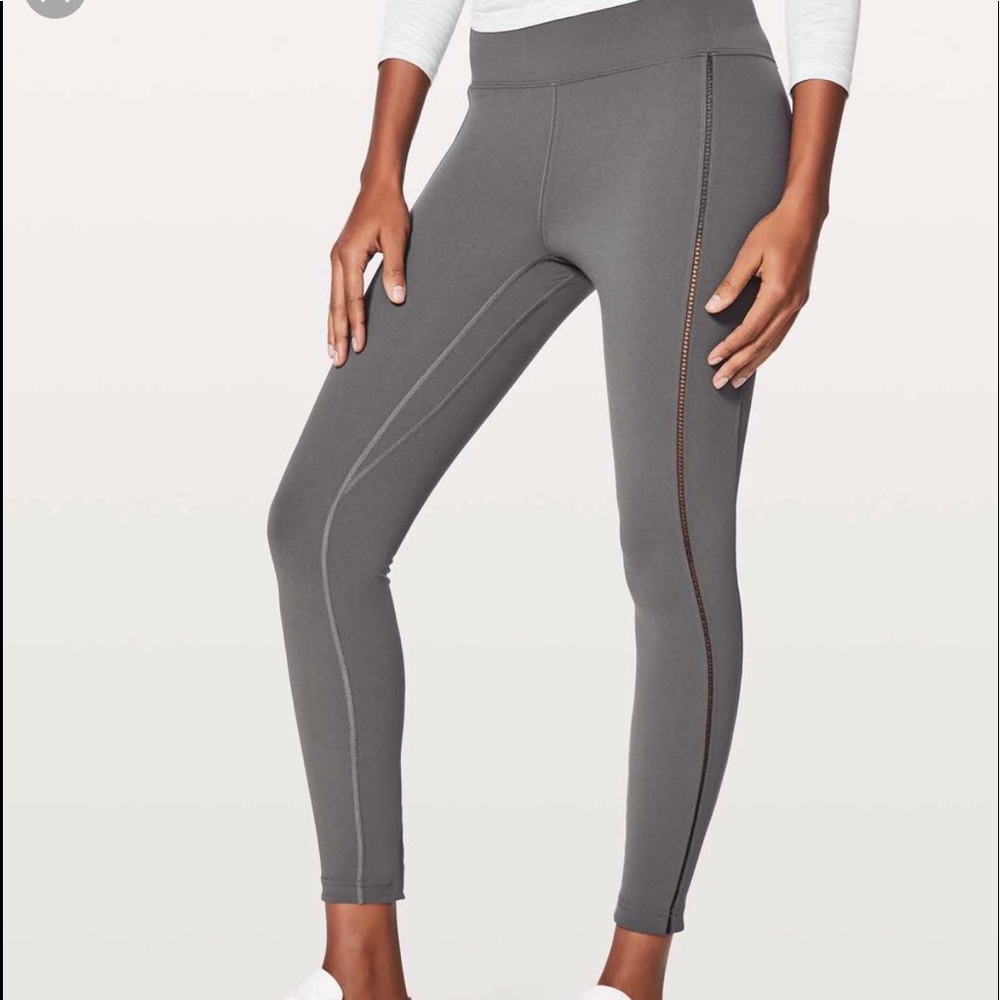 Gray Lululemon “Create Your Calm” tight